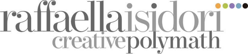logotype reading raffaella isidori creative polymath